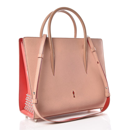 Christian Louboutin Denim Calfskin Patent Pearl Studded Loubinthesky Medium Paloma Blue 3 of 29