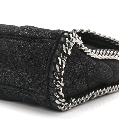 Stella McCartney Shaggy Deer Quilted Mini Falabella Tote Black 9 of 10