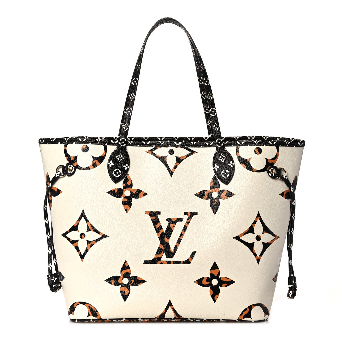 Monogram Giant Jungle Neverfull MM Ivory