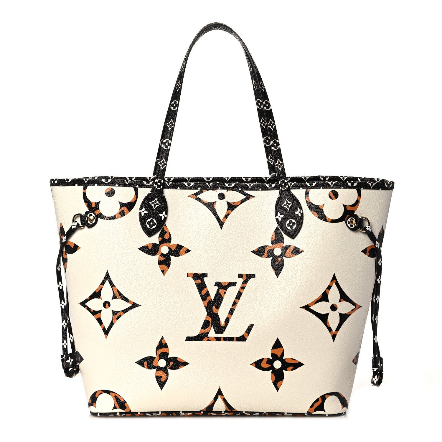 Louis Vuitton Monogram Giant Jungle Neverfull MM Ivory 1 of 9
