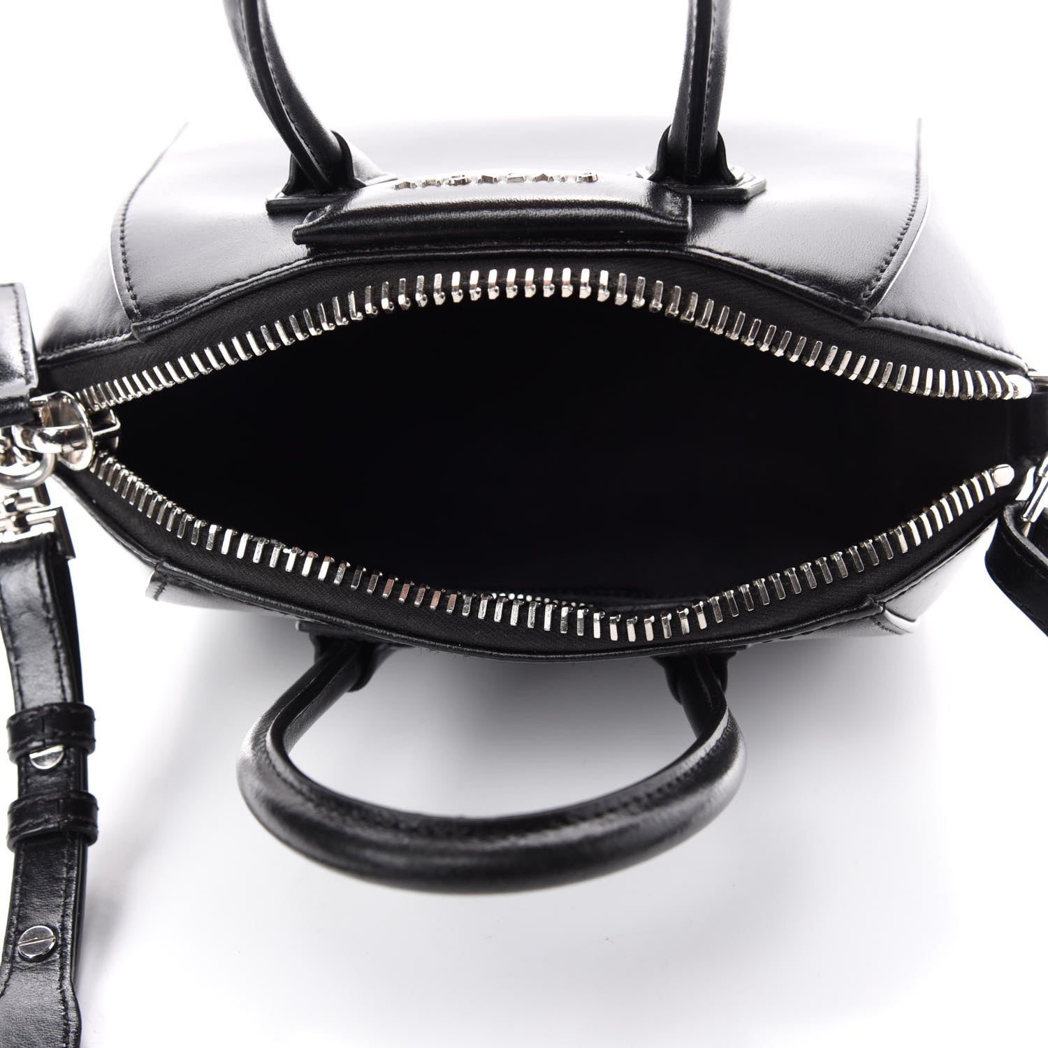 Givenchy Shiny Lord Calfskin Mini Antigona Black 5 of 11