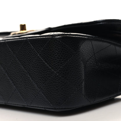 Chanel Caviar Quilted Small Double Flap Black 10 of 11