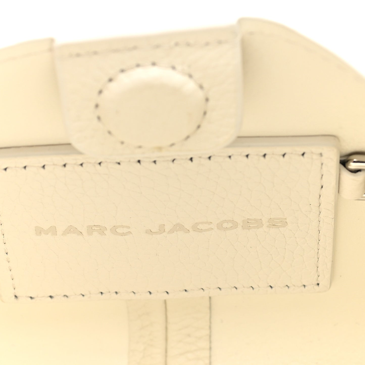 Grained Calfskin Mini The Sack Bag White