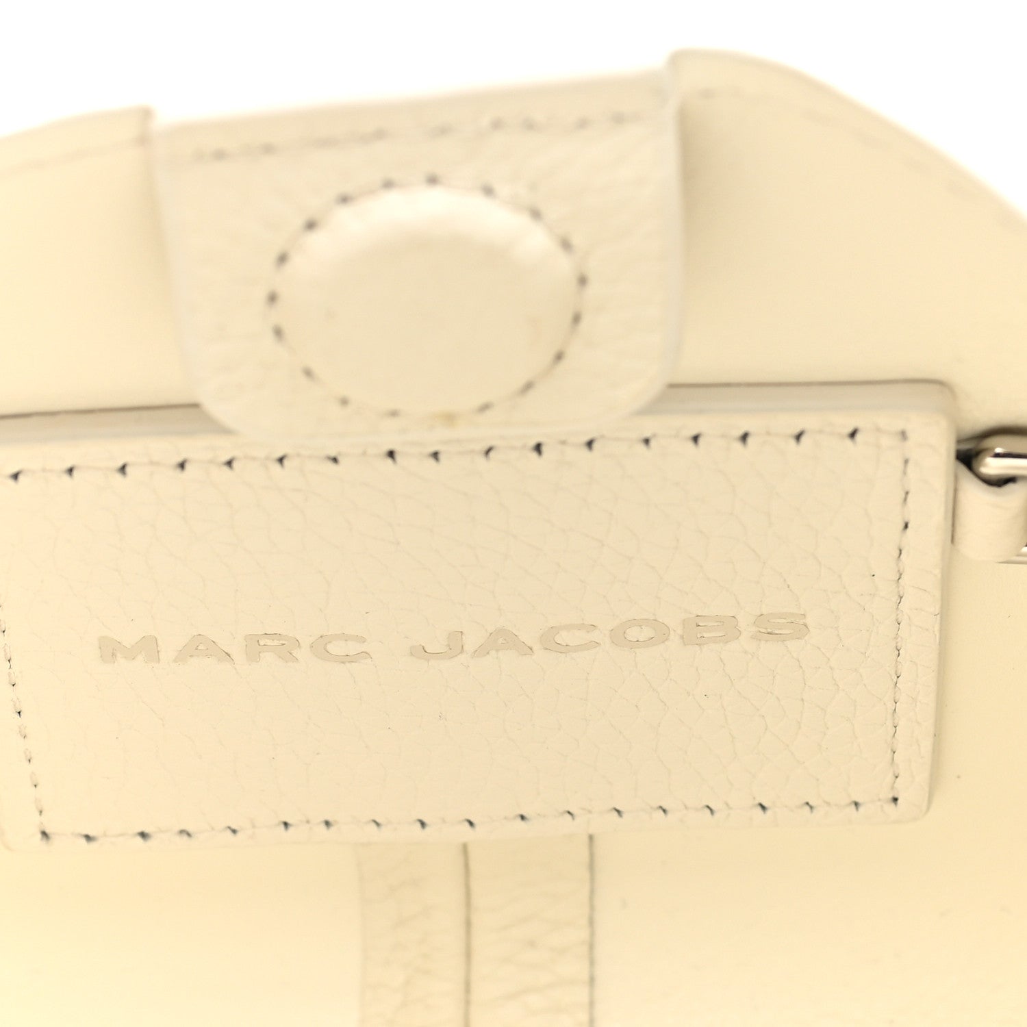 Marc Jacobs Grained Calfskin Mini The Sack Bag White 7 of 11