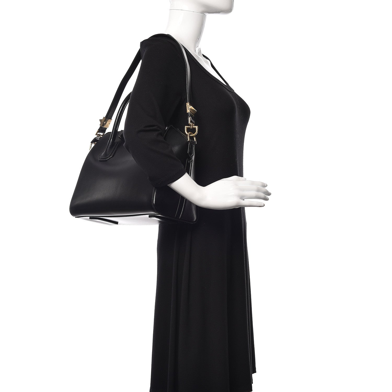 Givenchy Shiny Lord Calfskin Small Antigona Black 2 of 10
