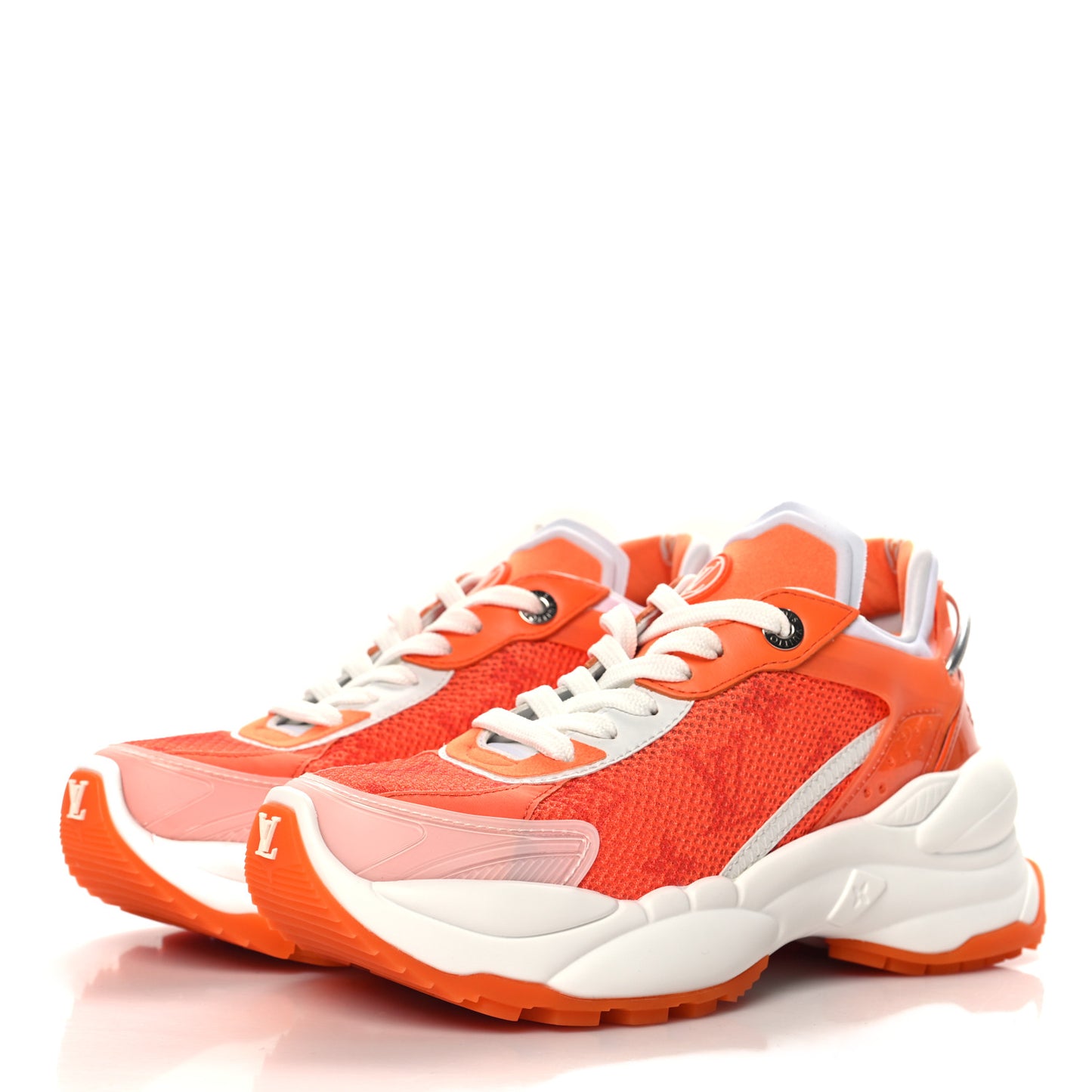 Monogram Run 55 Sneakers 36 Orange