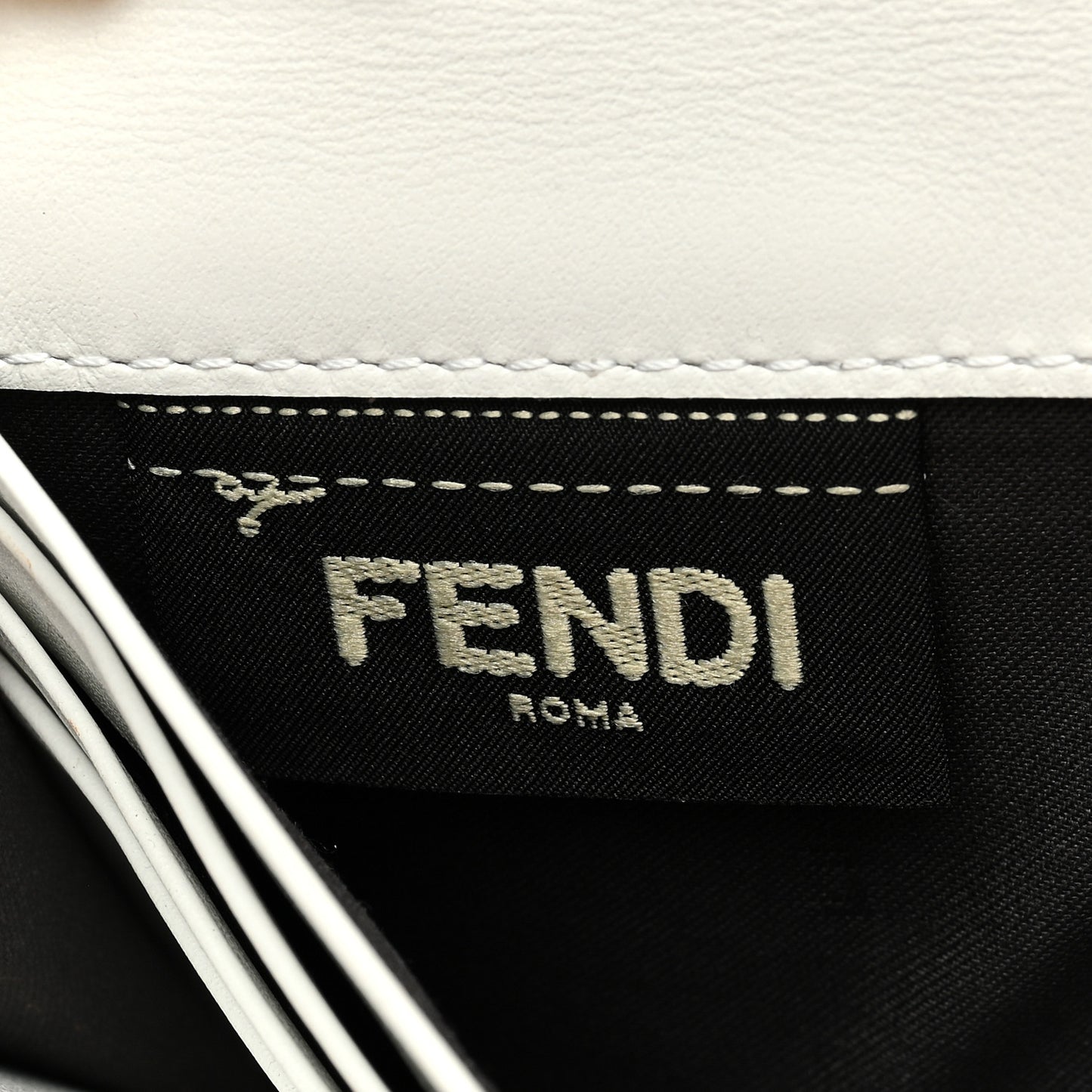 Vitello Cruise F is Fendi Continental Envelope Wallet on Chain White Ottico