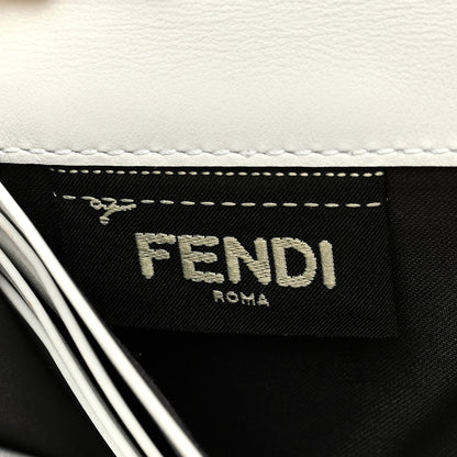 Fendi Vitello Cruise F is Fendi Continental Envelope Wallet on Chain White Ottico 6 of 9