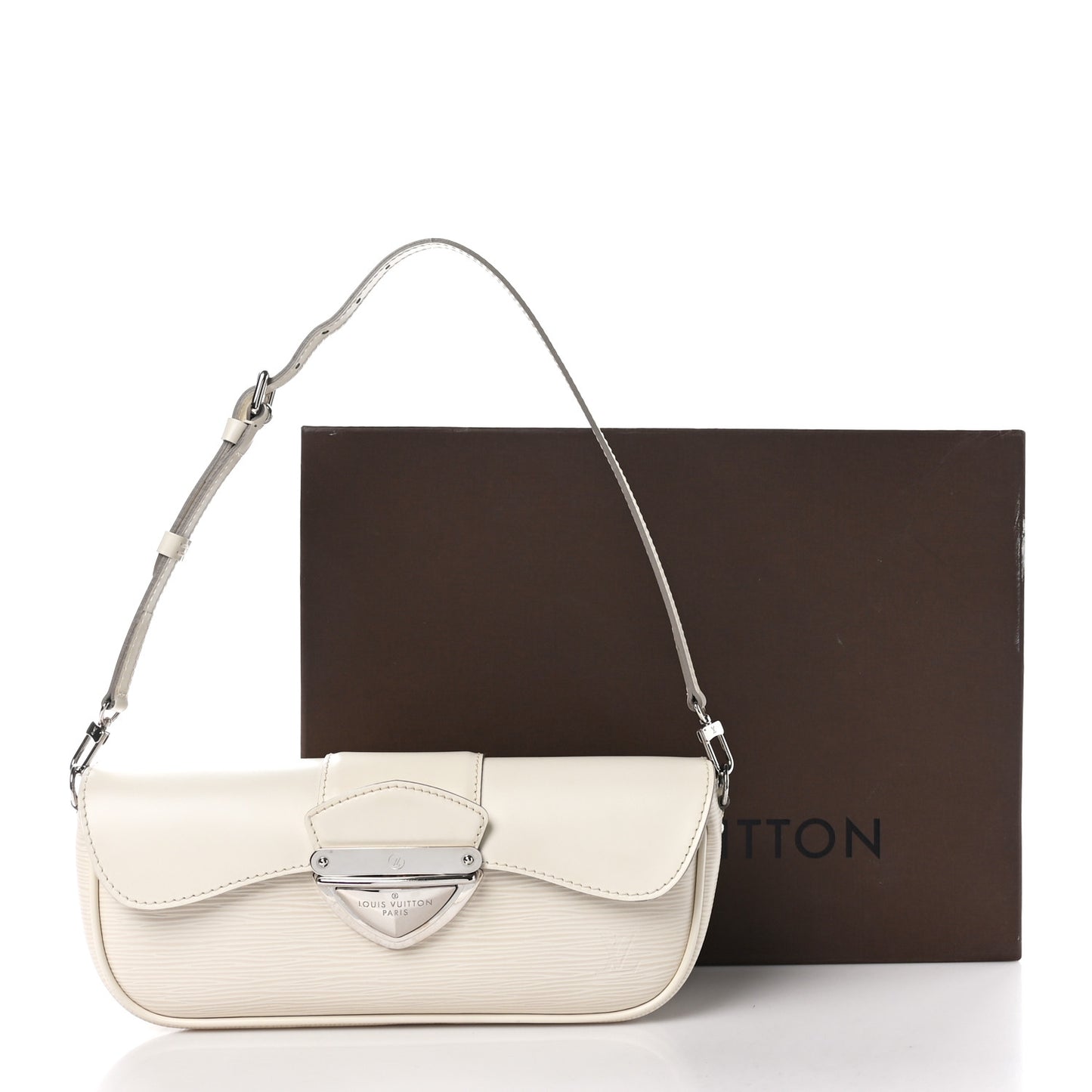 Epi Montaigne Clutch Ivory