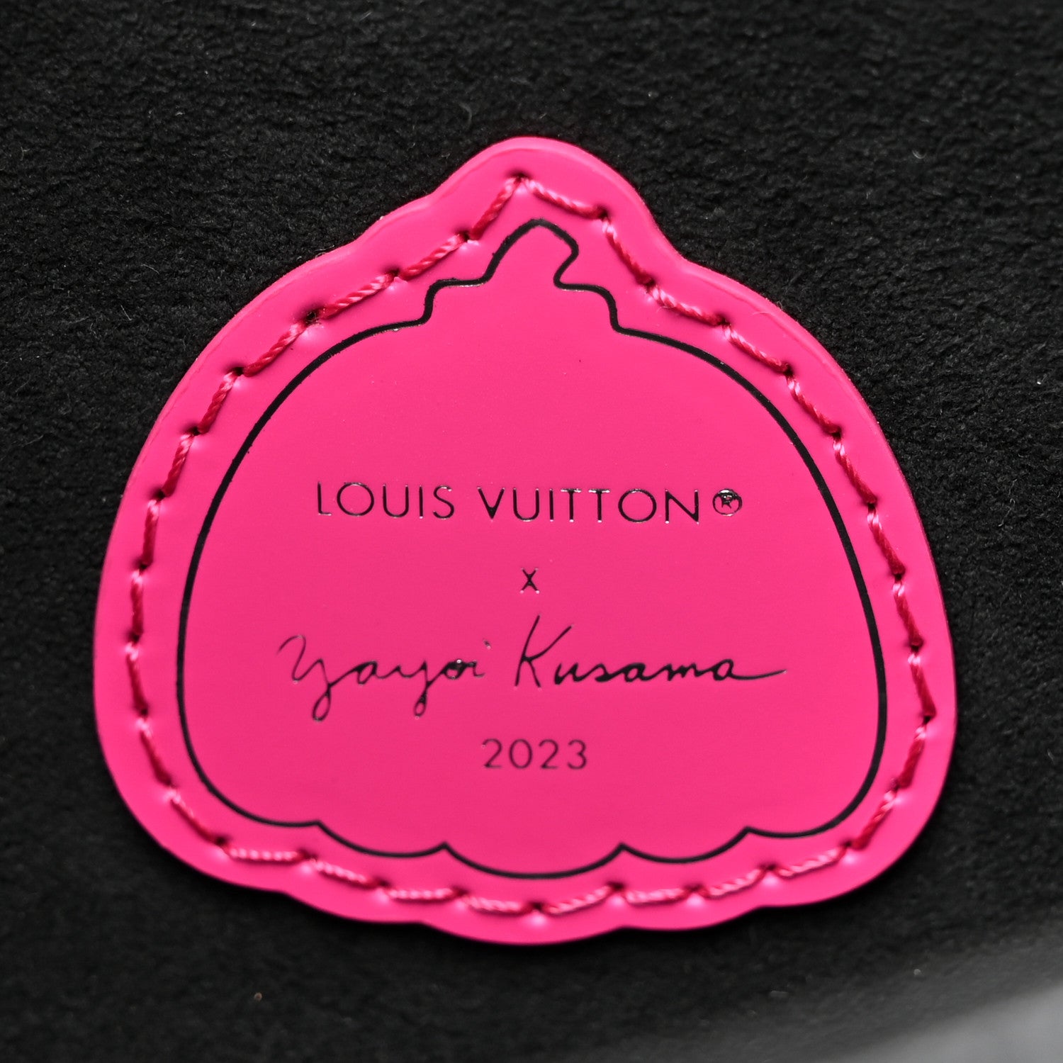 Louis Vuitton LV x YK Empreinte Monogram Giant Pochette Metis Black Fuchsia 7 of 11