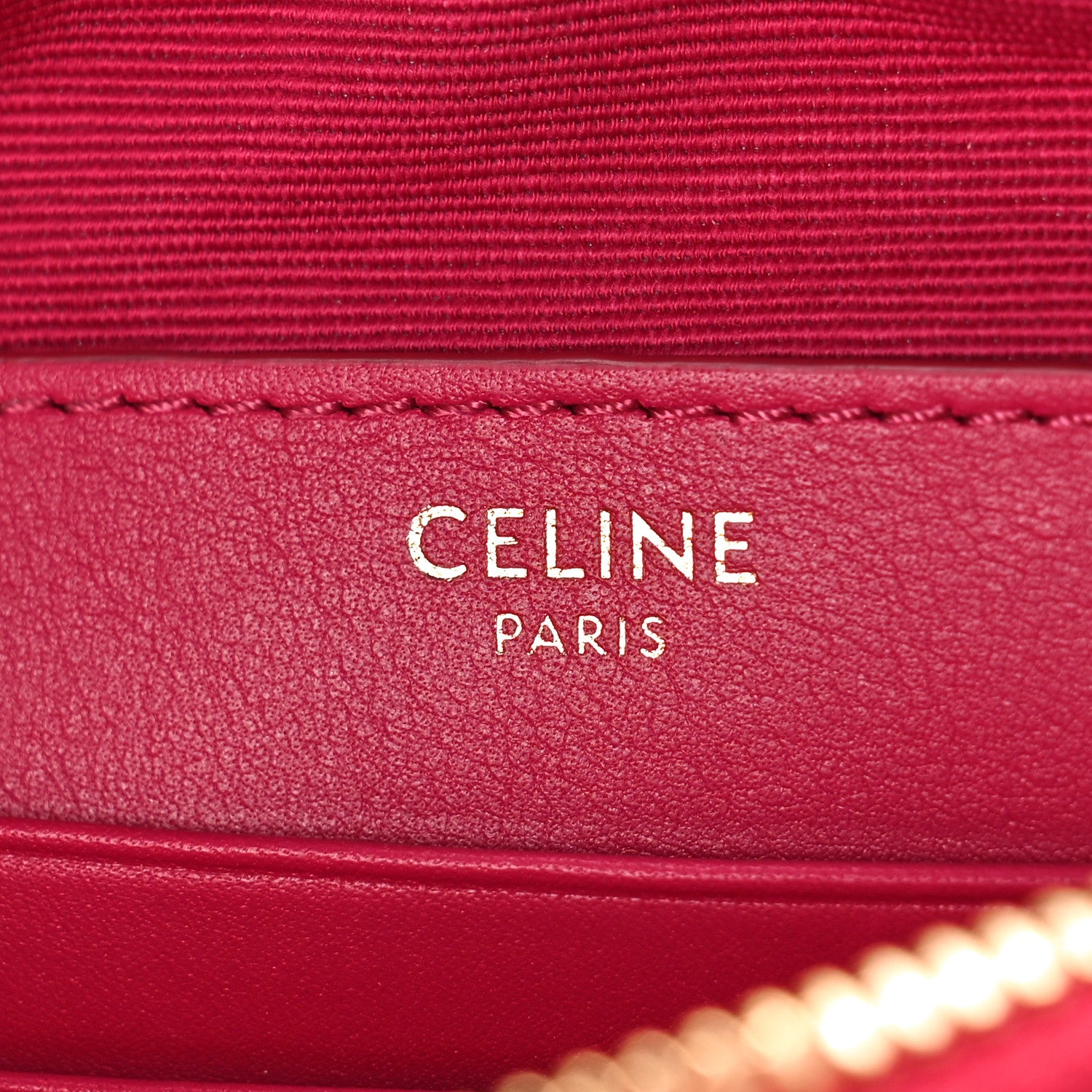 Celine Calfskin Quilted Small C Charm Bag Pink 6 of 8
