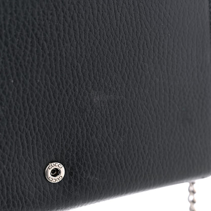 Gucci Calfskin Mini Dionysus Chain Wallet Black 12 of 14