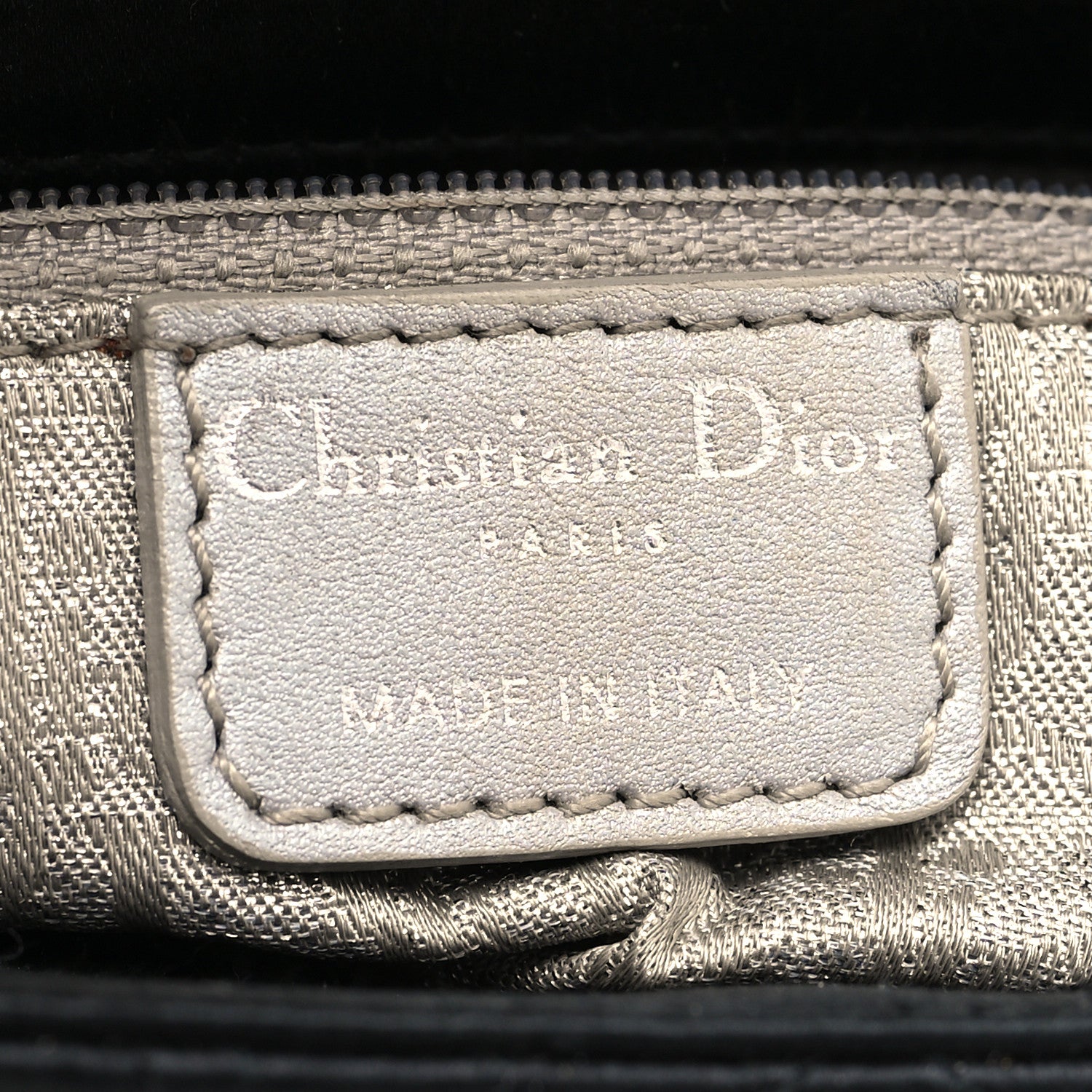 Christian Dior Satin Swarovski Crystal Cannage Mini Lady Dior Black 6 of 12