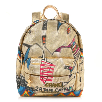 Chanel Graffiti Printed Canvas Street Spirit Backpack Multicolor 1 of 8