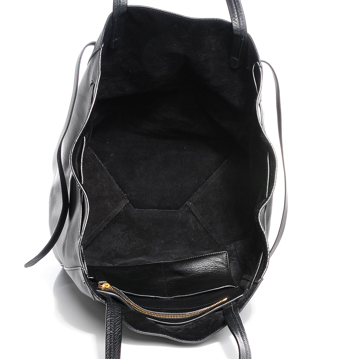 Celine Soft Grained Calfskin Medium Cabas Phantom Black 5 of 9