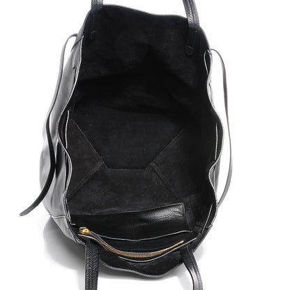 Celine Soft Grained Calfskin Medium Cabas Phantom Black 5 of 9