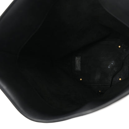 Saint Laurent Shiny Calfskin Le 37 Long Bucket Bag Black 6 of 11