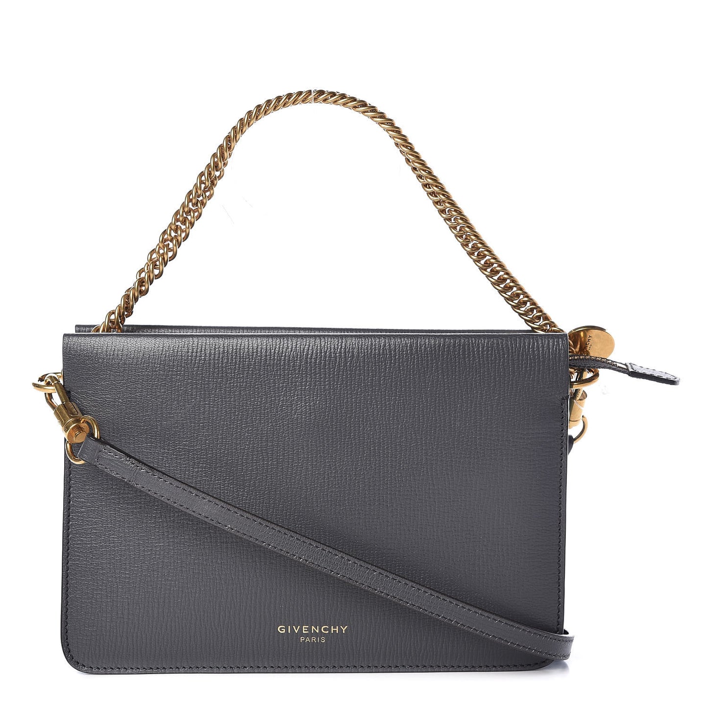 Goatskin Suede Cross 3 Crossbody Bag Grey Blue