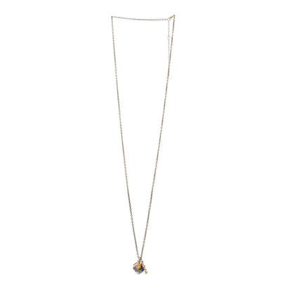 Christian Dior Metal J'adior D-Murrine Necklace Aged Gold Multicolor 3 of 5