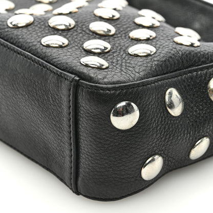 Khaite Pebbled Sport Calfskin Studded Small Elena Black 8 of 8