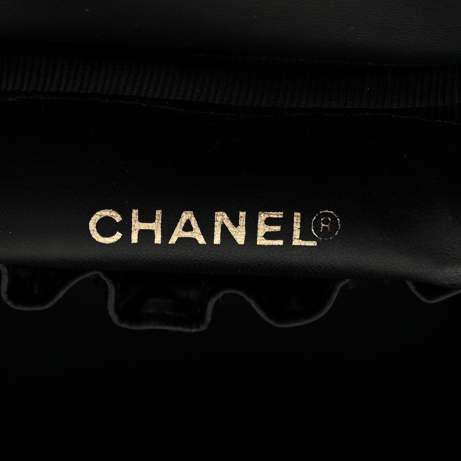 Chanel Caviar Vanity Cosmetic Case Black 6 of 7