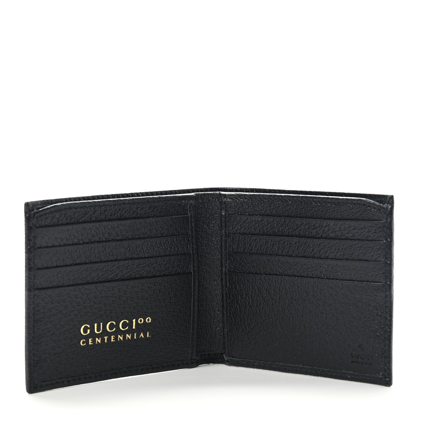 Textured Dollar Calfskin Music is Mine Wallet Crop Multicolor Black