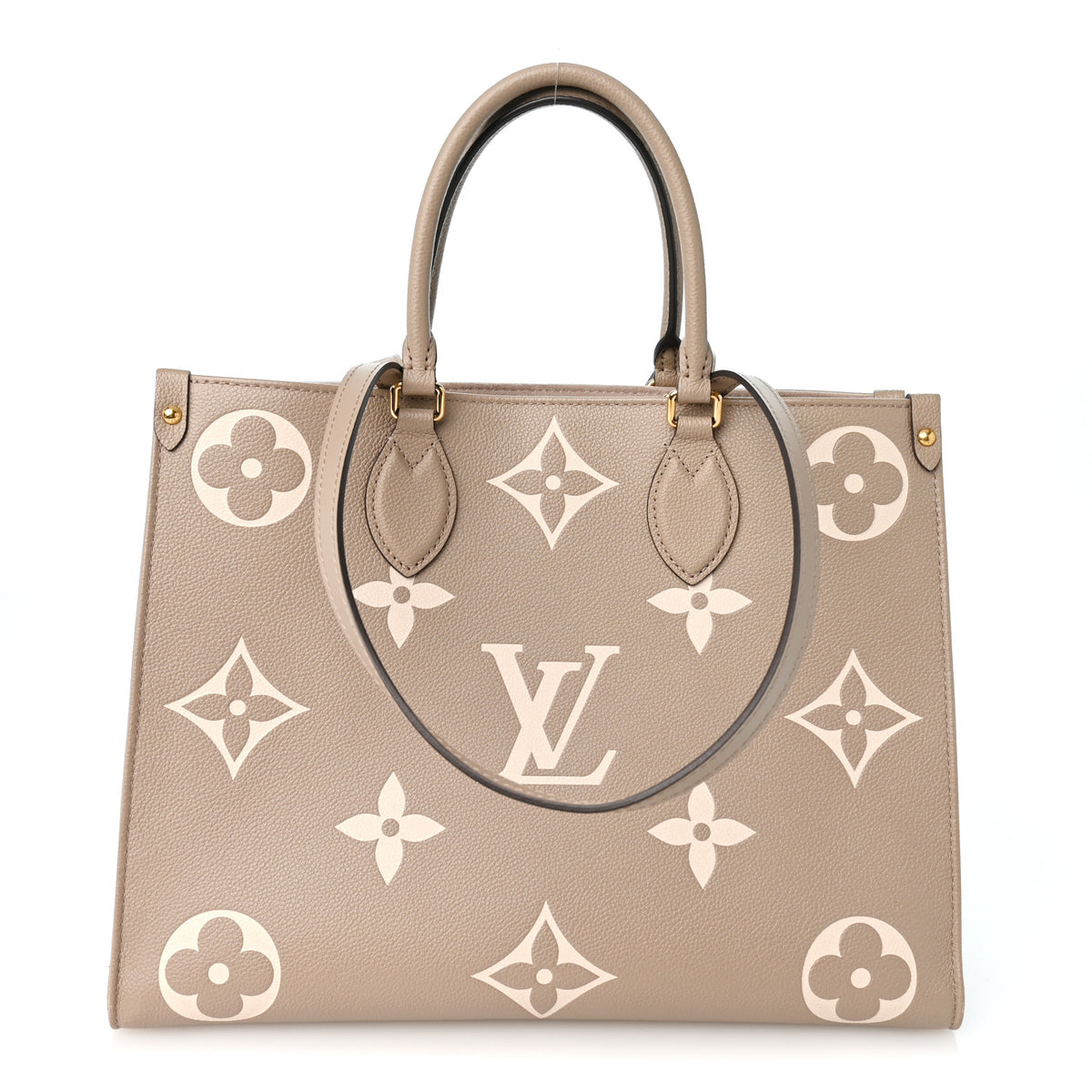 Louis Vuitton Empreinte Monogram Giant Onthego MM Tourterelle Creme 1 of 9