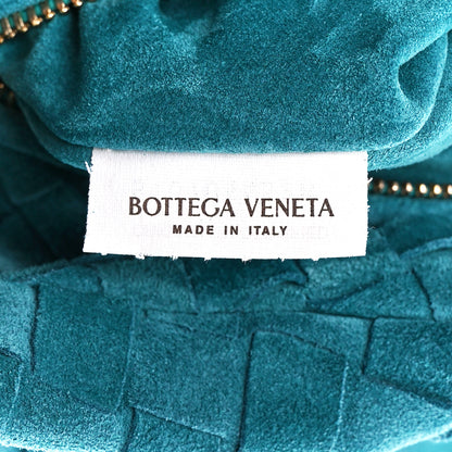 Bottega Veneta Suede Intrecciato Teen Jodie Hobo Petroleum Blue 8 of 11