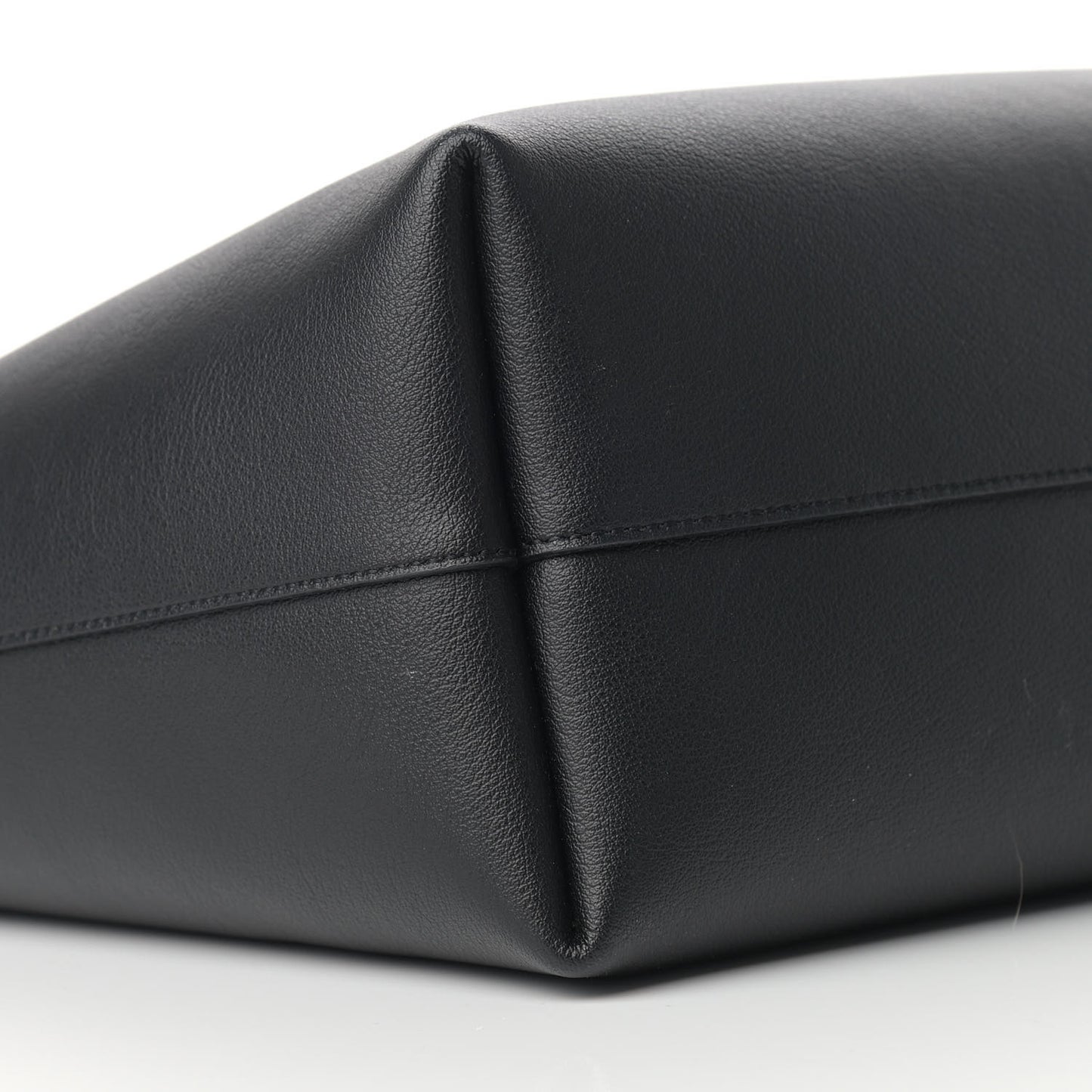 Calfskin Large Shopping Tote Black
