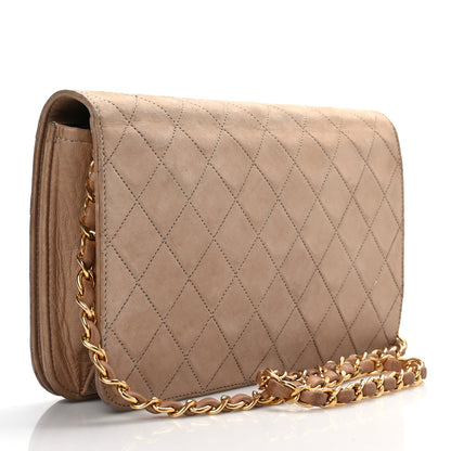Chanel Lambskin Quilted Small Single Flap Beige 2 of 8