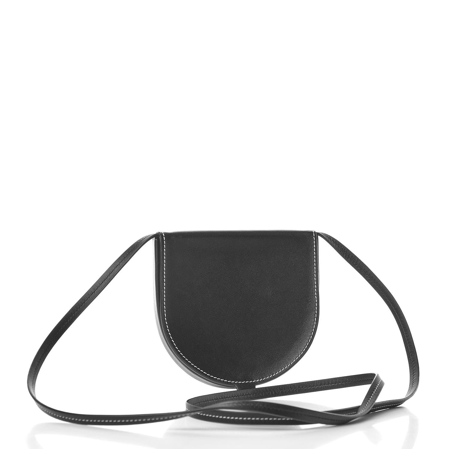 Loewe Smooth Calfskin Large Heel Pouch Black 3 of 10