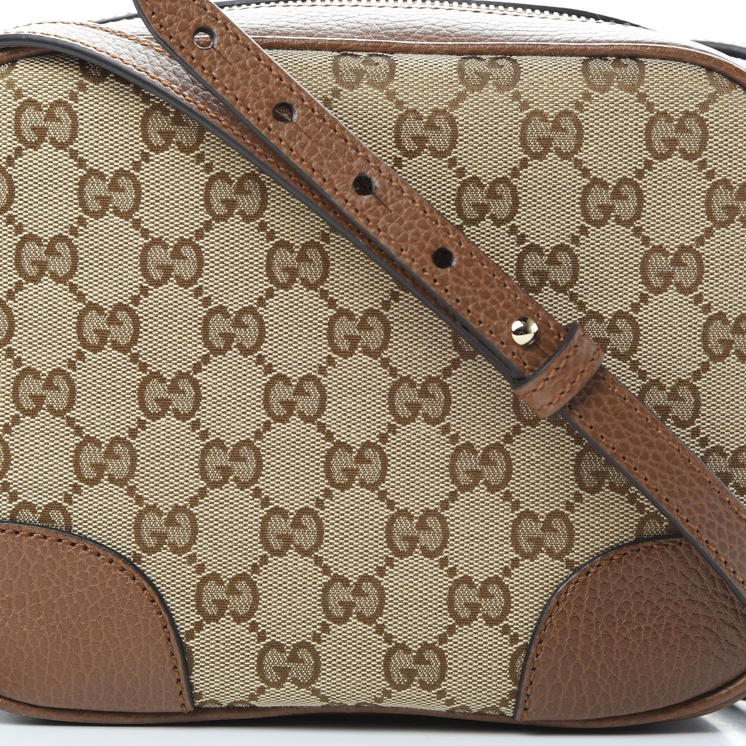 Gucci Monogram Mini Bree Messenger Bag Beige Tabacco 8 of 10