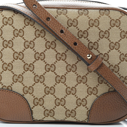 Gucci Monogram Mini Bree Messenger Bag Beige Tabacco 8 of 10