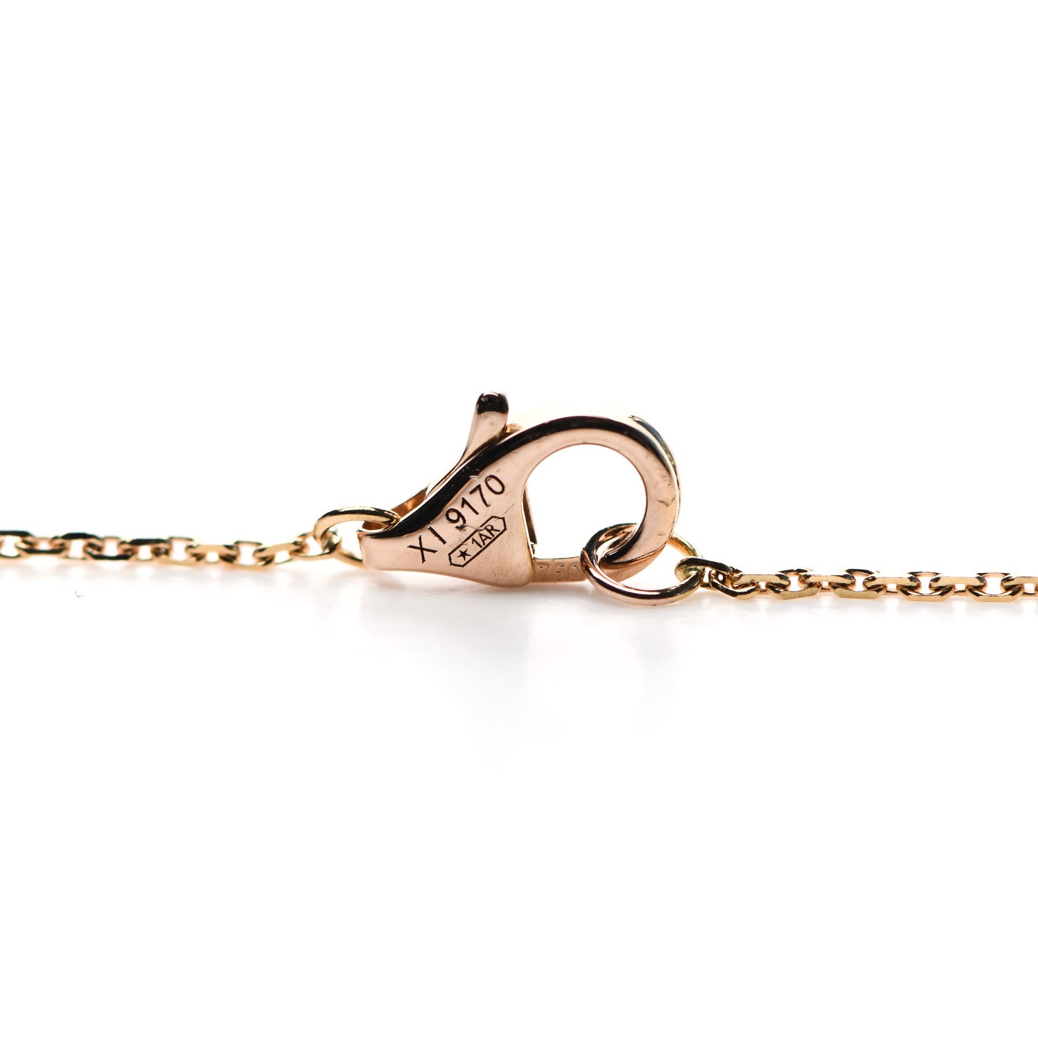Cartier 18K Pink Yellow White Gold Diamond Trinity Pendant Necklace 5 of 5