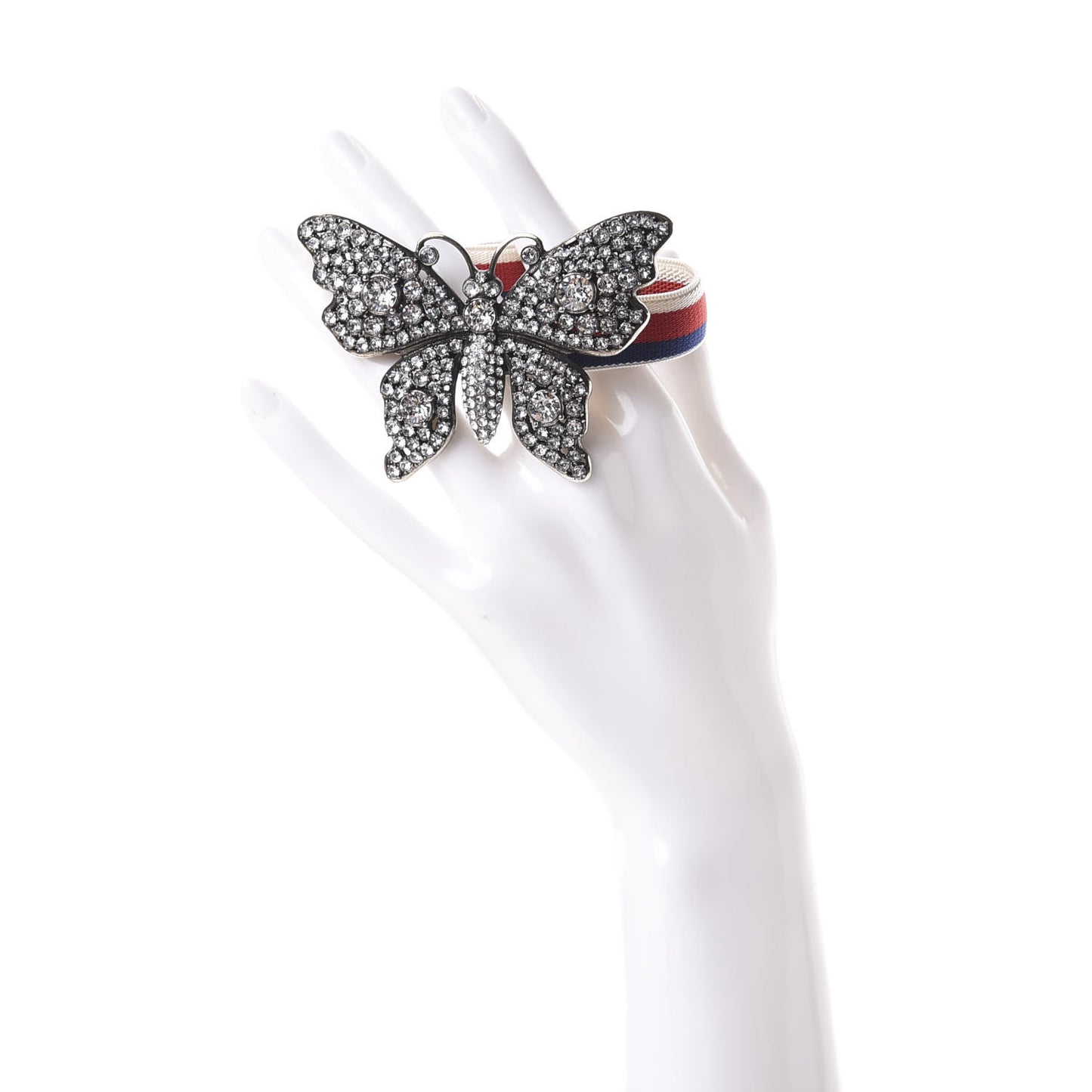 Web Crystal Butterfly Bracelet