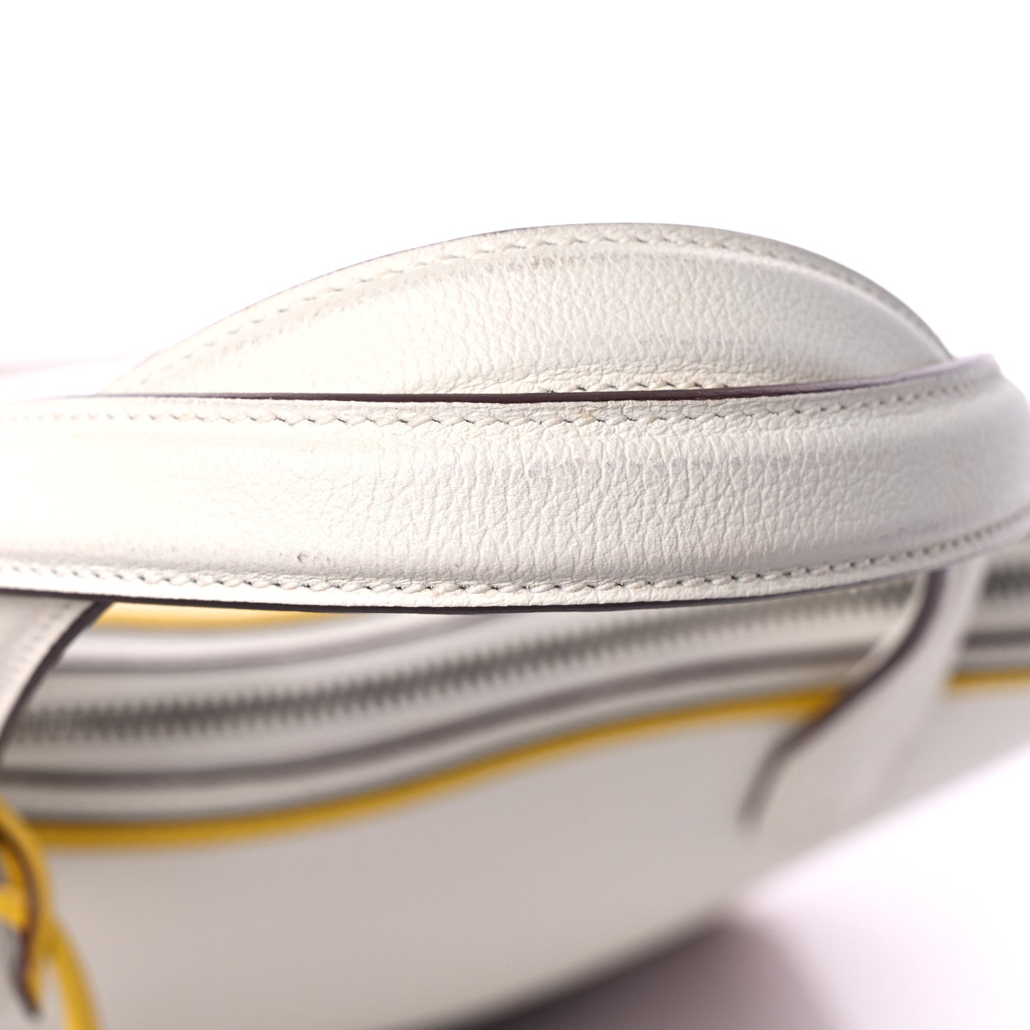 Hermes Evercolor Swift Transat Sailor Bag Gold White Jaune De Naples 16 of 18