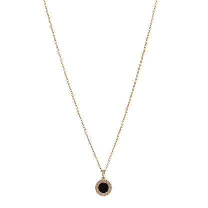 Bulgari 18K Yellow Gold Black Onyx BVLGARI BVLGARI Pendant Necklace 1 of 4