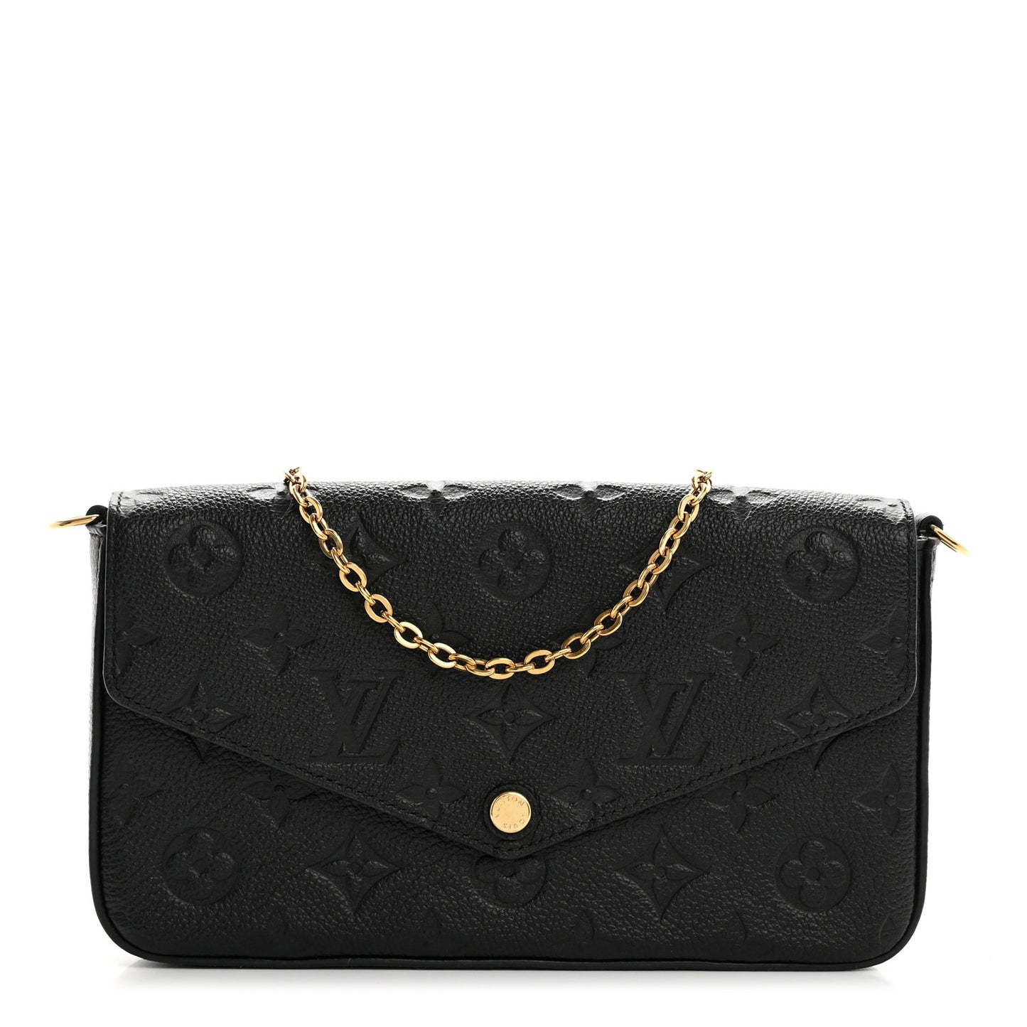 Empreinte Pochette Felicie Chain Wallet Black