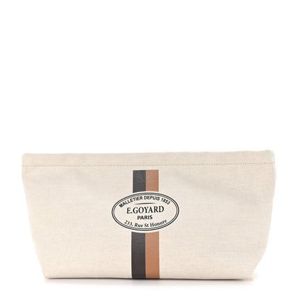 Goyard Canvas Necessaire Organizer Pouch Off White 1 of 9