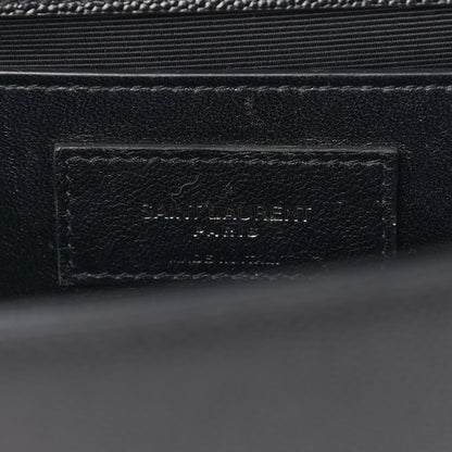 Saint Laurent Grain De Poudre Medium Classic Monogram Kate Satchel Black 8 of 10