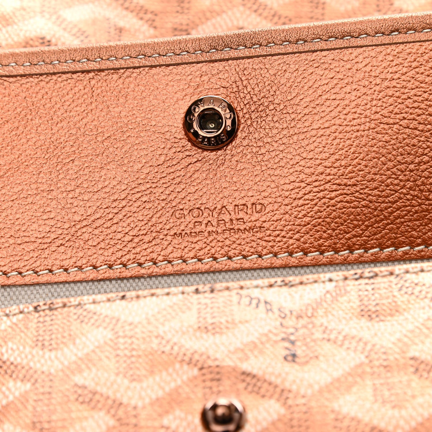 Goyard Goyardine Precious Metals Saint Louis GM Rose Gold 7 of 11