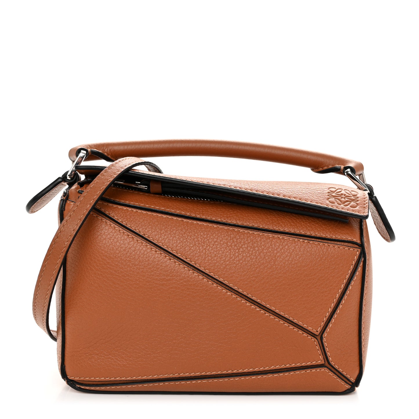 Calfskin Mini Puzzle Bag Tan