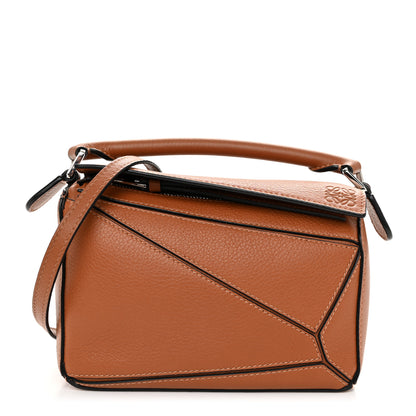 Loewe Calfskin Mini Puzzle Bag Tan 1 of 11