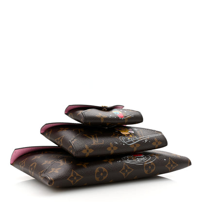 Louis Vuitton Monogram 2023 Christmas Animation Kirigami Pochette Set 5 of 8