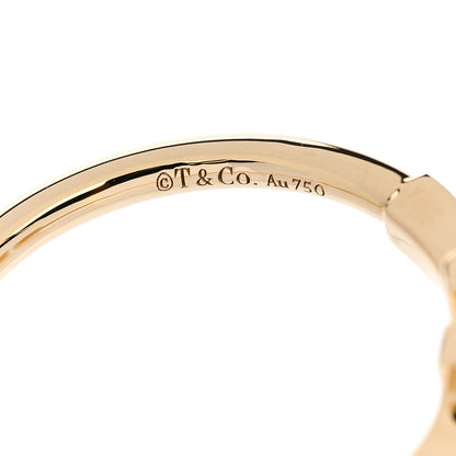 Tiffany 18K Yellow Gold T Wire Ring 54 7 4 of 5