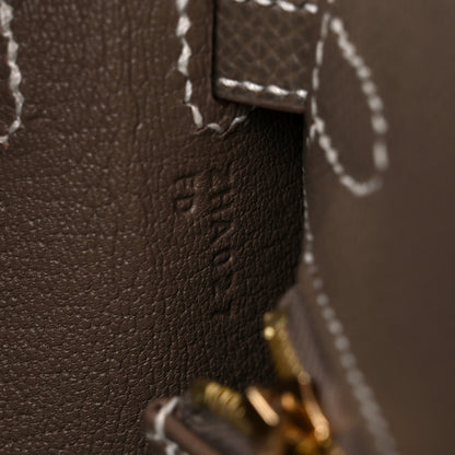 Hermes Epsom Kelly Sellier 25 Etoupe 7 of 10