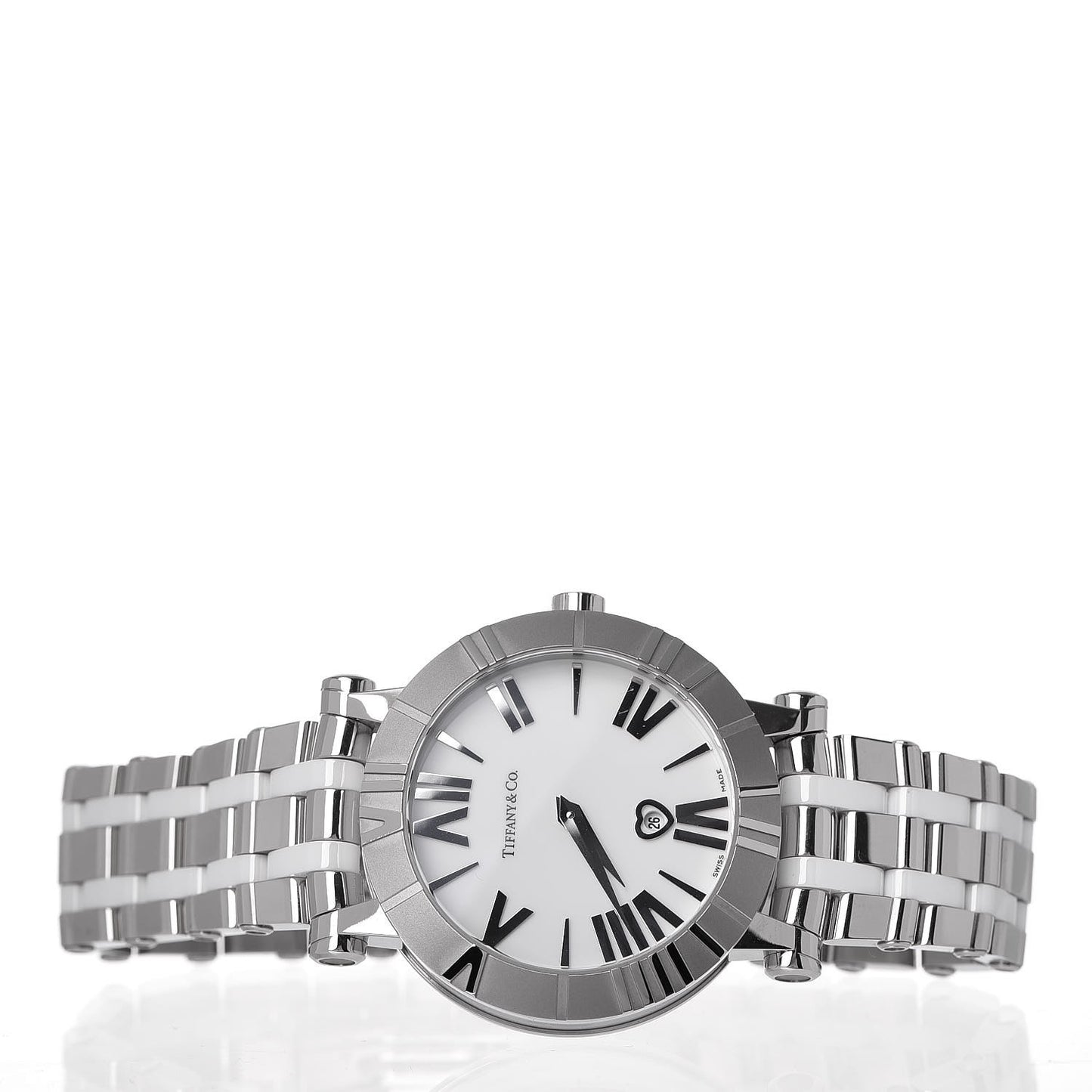 Stainless Steel Ceramic 36mm Atlas Quartz Watch
