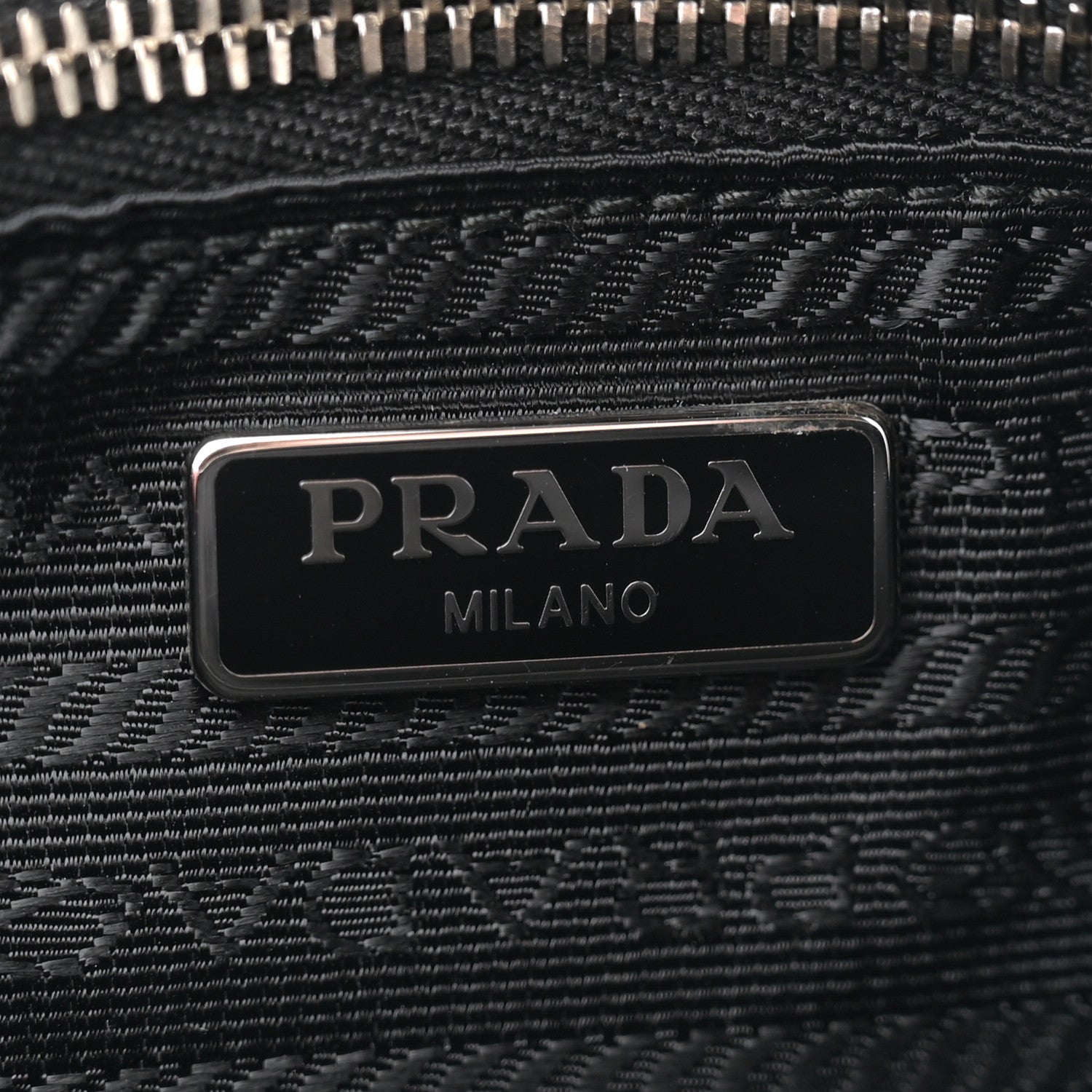 Prada Nylon Tessuto Impuntu Quilted Bandoliera Crossbody Bag Black 6 of 10