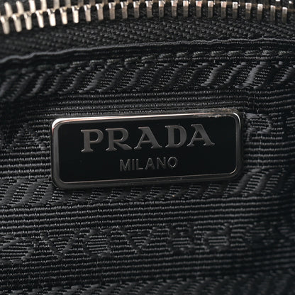 Prada Nylon Tessuto Impuntu Quilted Bandoliera Crossbody Bag Black 6 of 10