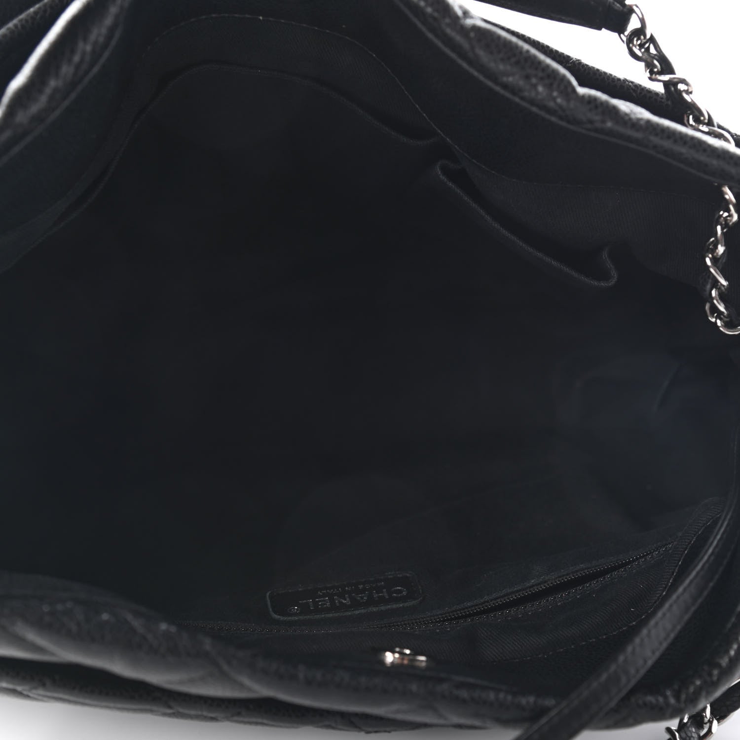 Chanel Caviar Quilted Timeless CC Soft Tote Black 5 of 9